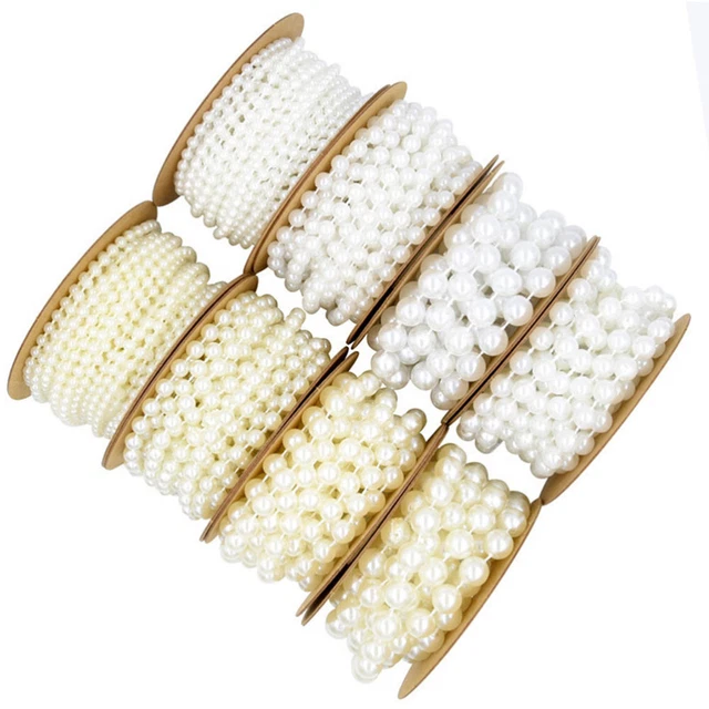 8 MM Pearl Beads String String Pearls Bead Charms Bracelets Crafts 3