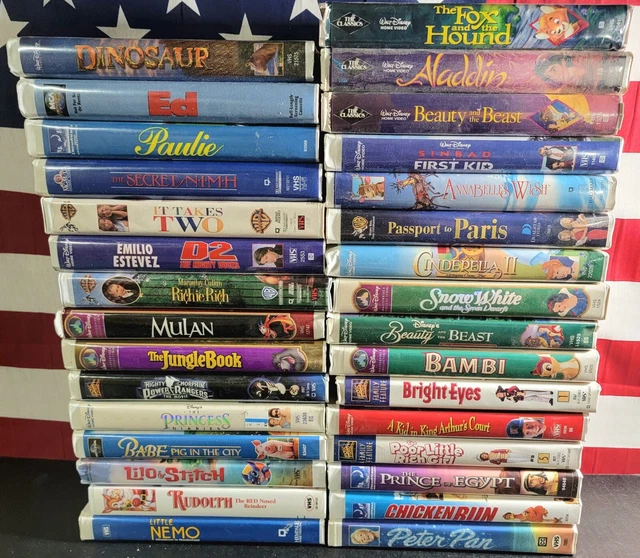 DISNEY BLACK DIAMOND VHS Video Tapes VHS LOT Snow White Dumbo