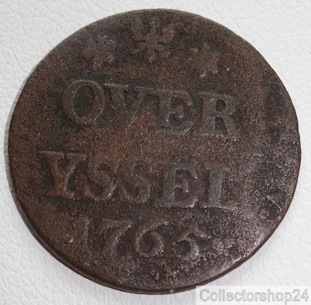 Coin / Coin Netherlands 1765 Overijssel 1 Duit