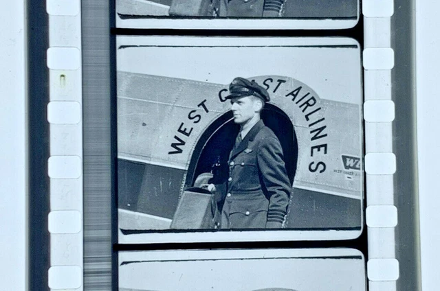 Advertising 35mm Film Reel - West Coast Airlines - Meet David Bath  (WC23)