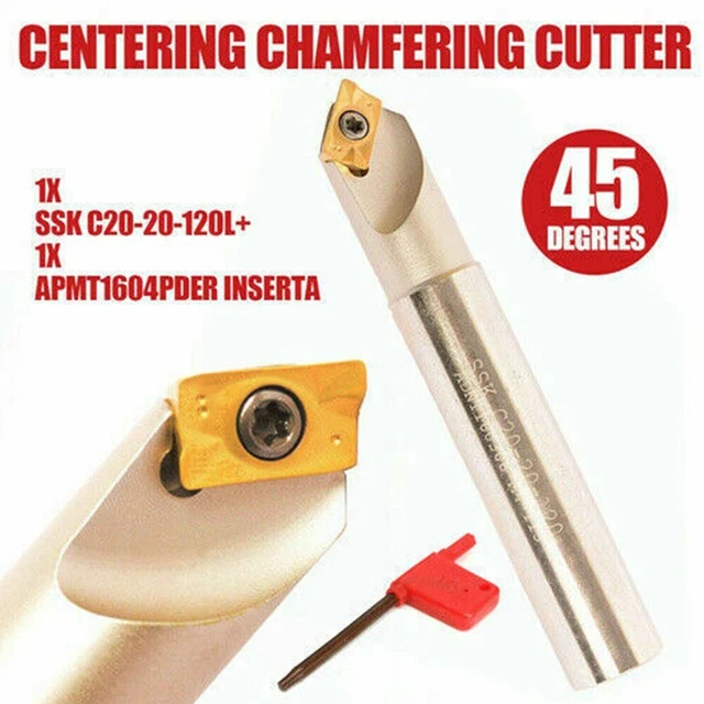 SSK C20-20-120 Bracket + APMT1604PDER Insert + Wrench Kits APMT1604PDER Blade