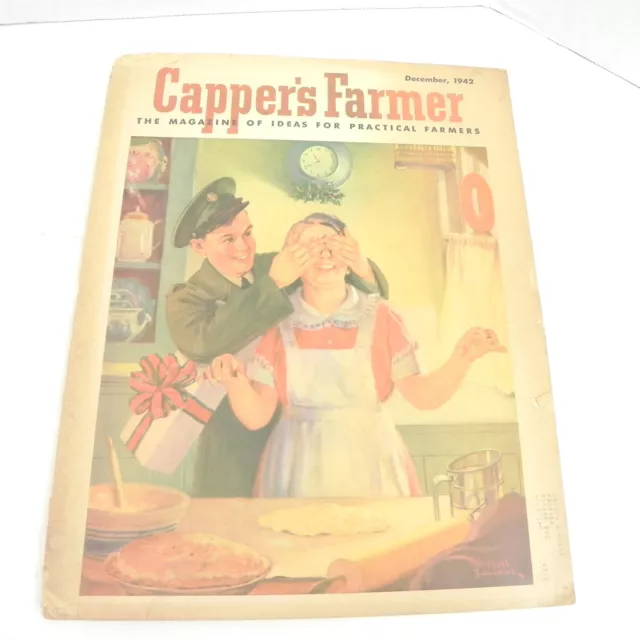 Vintage December 1942 Cappers Farmer Magazine Ideas For Practical Farmers