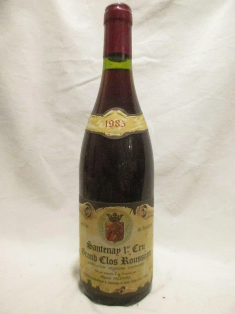 santenay michel delorme premier cru grand clos rousseau rouge 1985 - bourgogne