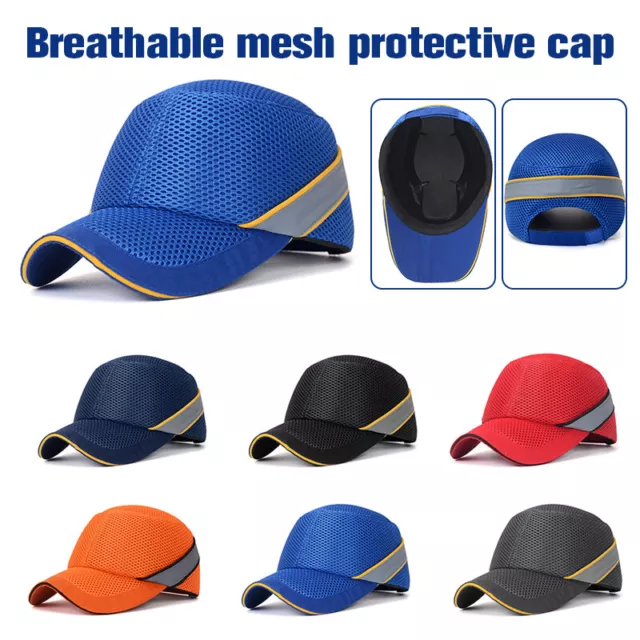 Protective Baseball Cap Bump Hat Head Protection Hard Inner Shell Safety Helmet