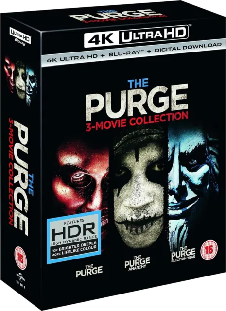 The Purge Trilogy - 4K UHD Blu-ray - New & Sealed