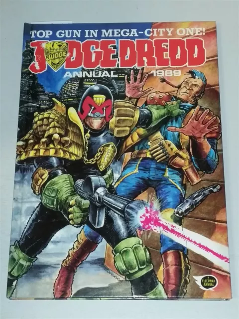 Judge Dredd Annual 1989 2000Ad British Fleetway Annual High Grade Unclipped