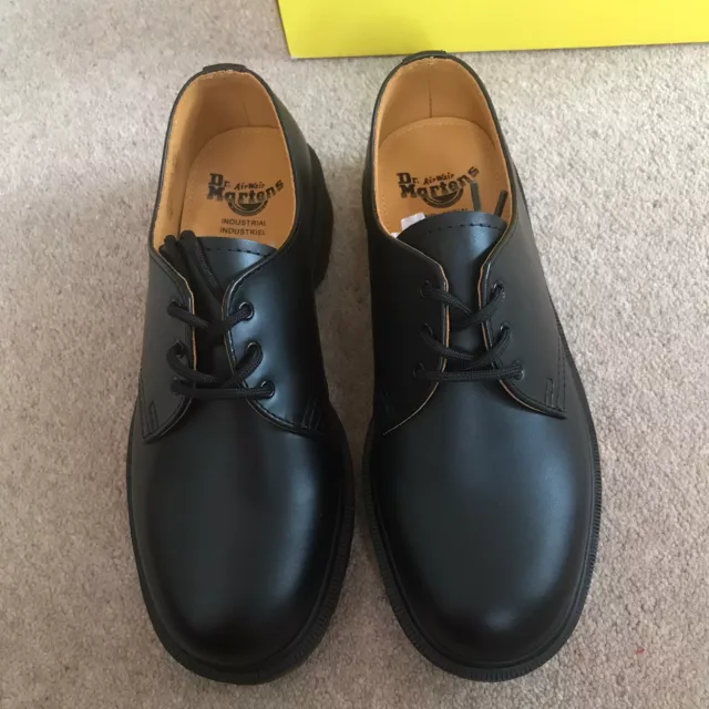 Dr Martens Black Leather Oxford Occupational School shoes 8249 size 6 BRAND NEW