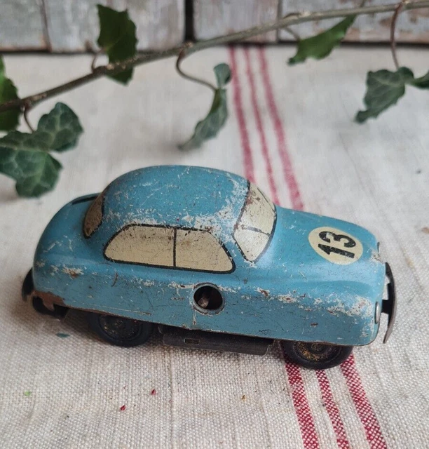 Jouef Panaméricaine N°7 – Voiture Bleue Fonctionnelle Sans Clé – Occasion