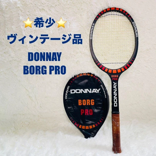 RAQUETTE DE TENNIS Vintage Donnay Borg Pro Avec Housse Propriétaire D'origine EUR 137,95 - FR