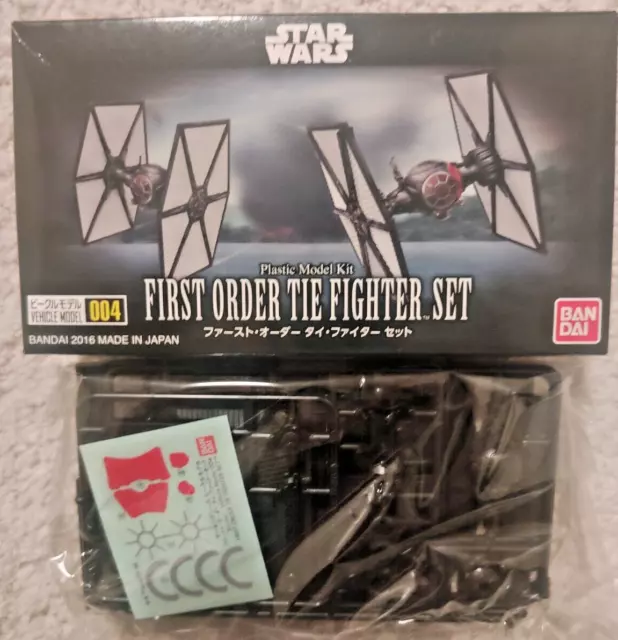 Bandai 004 Star Wars FIRST ORDER TIE FIGHTER SET 3