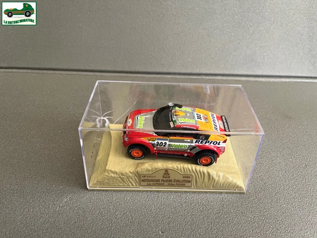 Lot De 2 Miniatures Norev 1/43 : Mitsubishi Pajero Evolution + Mercedes 280GE Rallye Paris-Dakar