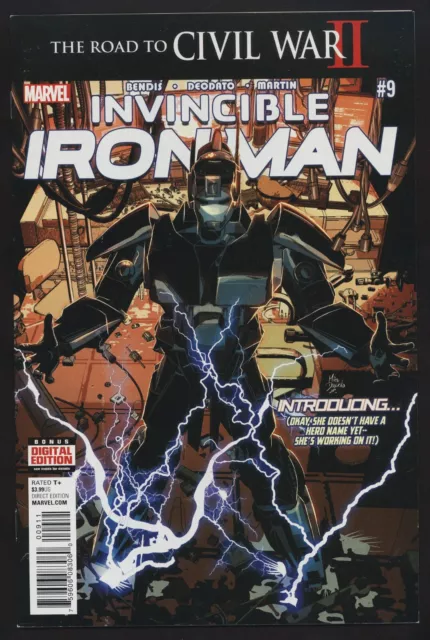 Invincible Iron Man #9 Marvel 2016 1st Print First Appearance of Riri Williams !