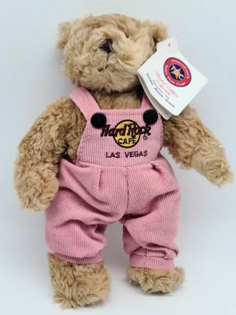 NOS RARE Hard Rock Cafe Herrington Girl Teddy Bear 2000 Limited Edition 144/216