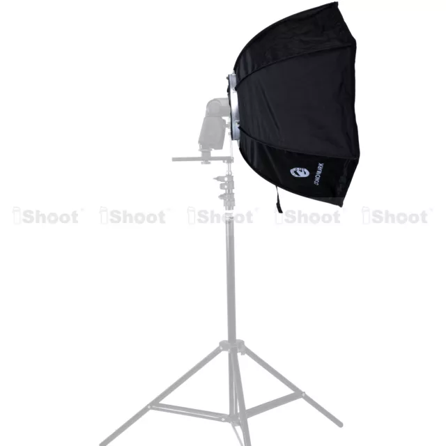 46cm Foldable Speedlite Flash Softbox Diffuser Reflector for Studio Light Stand