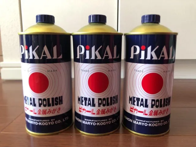 Pikal care maryo kogyo Shining Metal Polishing 500g x3 set JP New