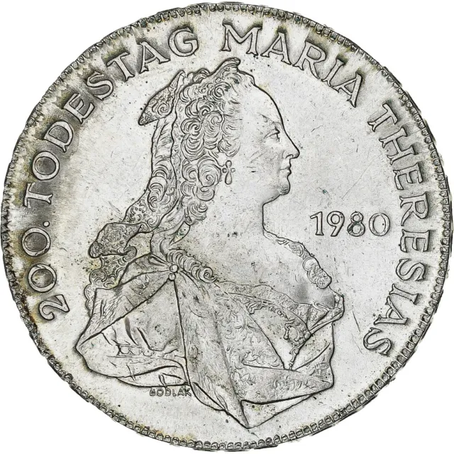 [#1162566] Coin, Austria, 500 Schilling, 1980, MS(63), Silver, KM:2949