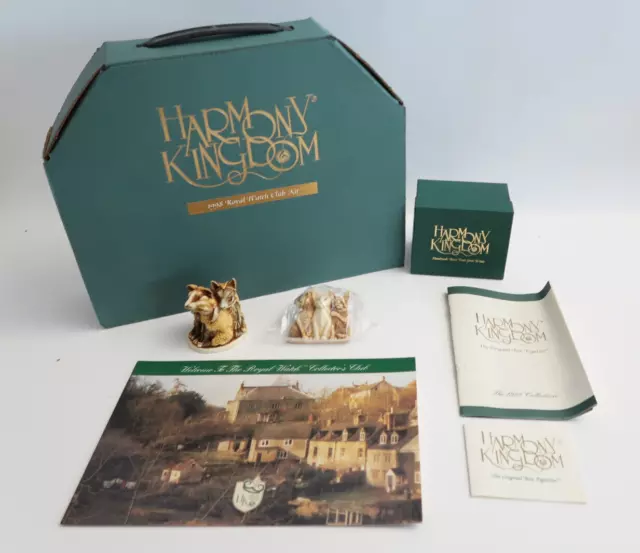 Mutton Chops Cat Pin Harmony Kingdom Collector's Club Figurines Trinket Box