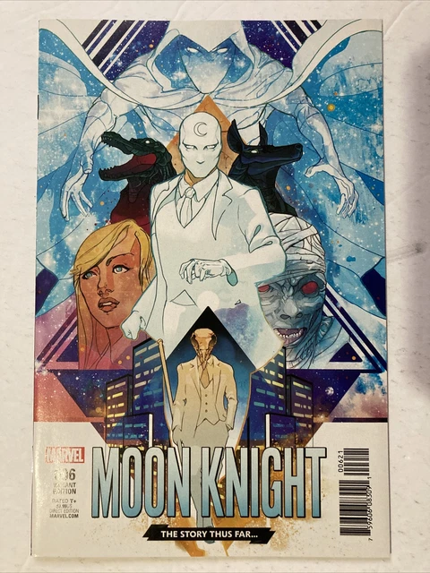 Moon Knight #6 The Story Thus Far 🔥 HTF - Ward Variant Marvel Comics 2016 NM