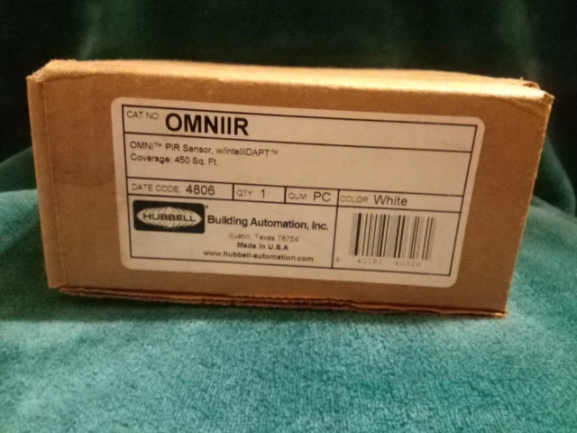 Hubbell Omniir Intellidapt Omni Ceiling Occupancy Sensor, Pir, Low Voltage