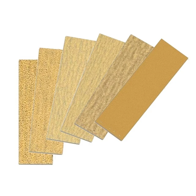 20 PIEZAS Papel de lija flocante 60-320Grit Micro Acabado Lijadora Papel Lijadora Recargas