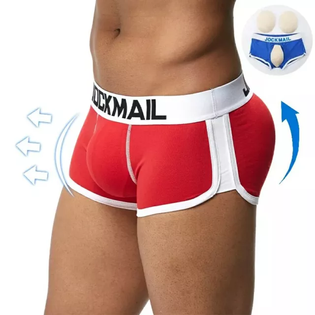 Boxer rembourré pour homme, sous-vêtement rehausseur de fesses saillantes,  culotte de contrôle du corps - AliExpress