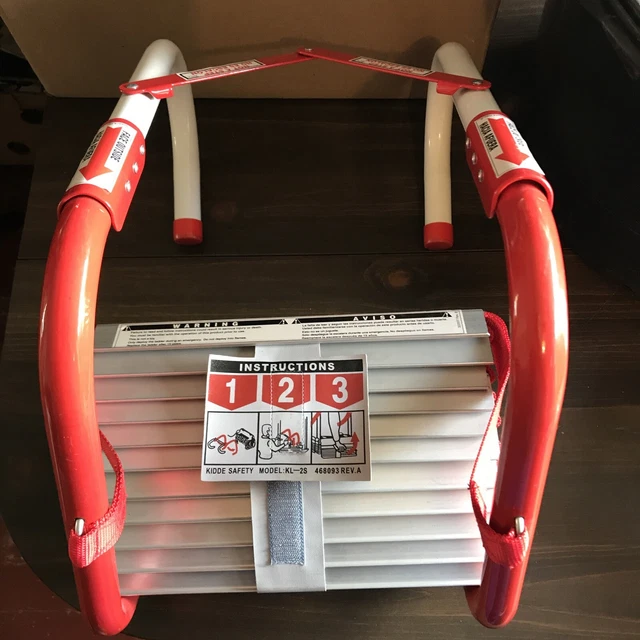 KIDDE 15 FT Fire Escape Ladder 2 Story Emergency Portable Safety