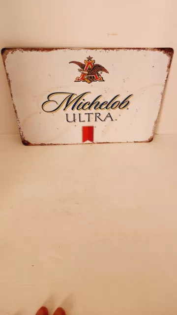 Brand New Repro Michelob Ultra Beer Tin Sign!