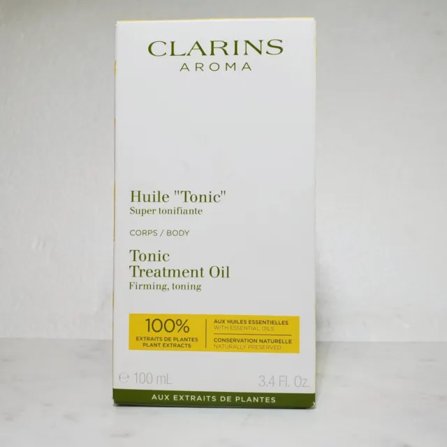 Clarins Tonic Body Treatment Oil Firming,  Toning 3.4oz- NEW IN BOX