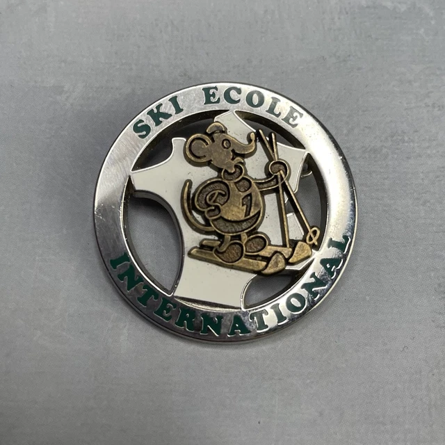 Broche Ski ESF La Fléchette Beraudy - Arthus Bertrand, Vintage, école De Ski La Flèche