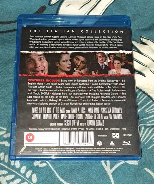 House On The Edge Of The Park Blu Ray HOUSE ON THE Edge of the Park Blu-ray - Hess, Deodato - DPP LIST NASTY
