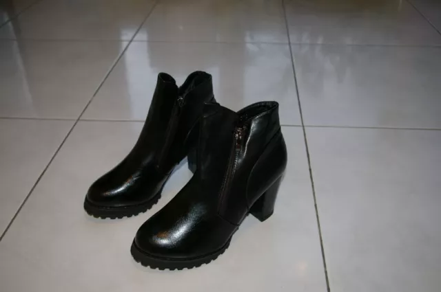 Bottines noires femme pointure 39