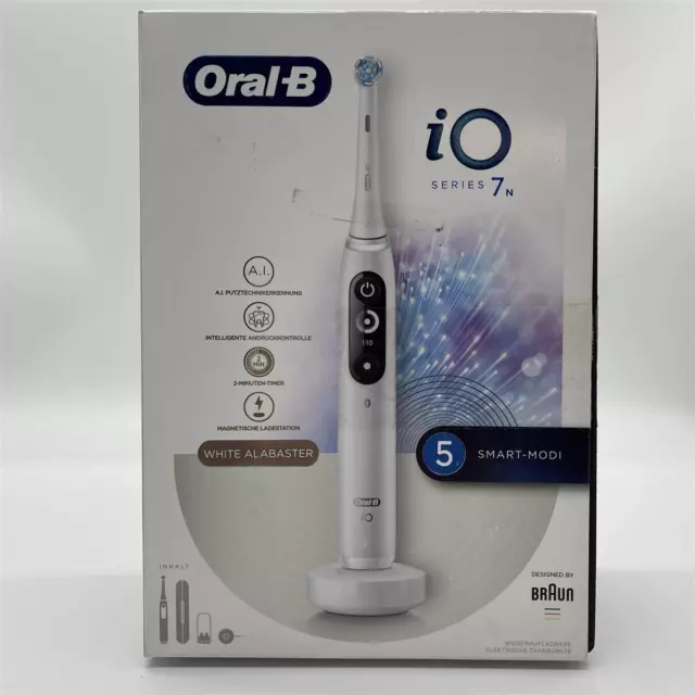 Oral-B iO 7 Elektrische Zahnbürste/Electric Toothbrush 5 Putzprogramme, Display