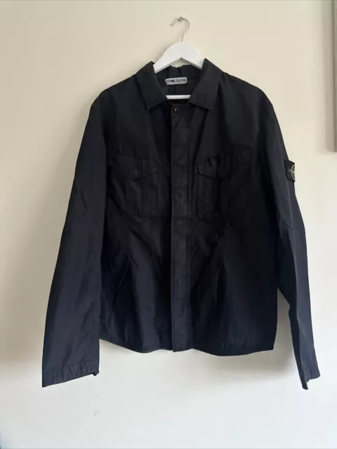 MENS STONE ISLAND Nylon Metal Black Overshirt Size Medium BRAND NEW SALE 279.99 PicClick UK
