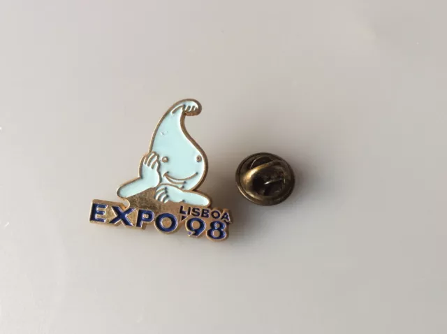 EXPO '98 1998 Lisbon World Exposition, Portugal "GIL" MASCOT Vintage PIN BADGE