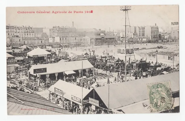 CPA PARIS AGRICULTURE Concours Général Agricole PARIS Visitors Exhibitors 1908