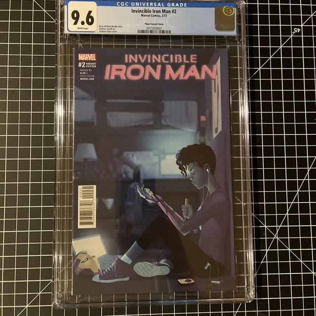 🔥Invincible Iron Man #2 CGC 9.6 Piper 1:25 Variant Riri Williams Ironheart🔥