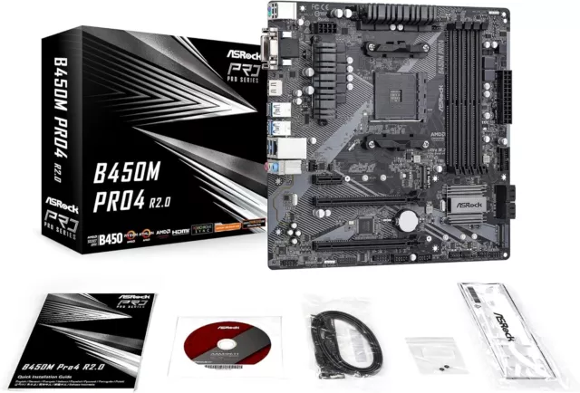 Asro B450M PRO4 R2.0 B450 Motherboard 3