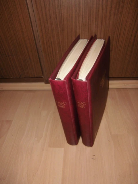 Offizielle Sammlung Olympiade 1980 auf ca. 95 Seiten Belege + postfrisch (80091)