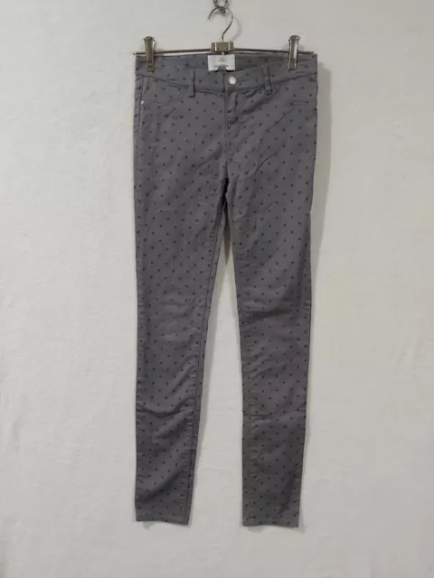 Country Road Kids Girls Grey Denim Jeans Stars Size 12   (306)