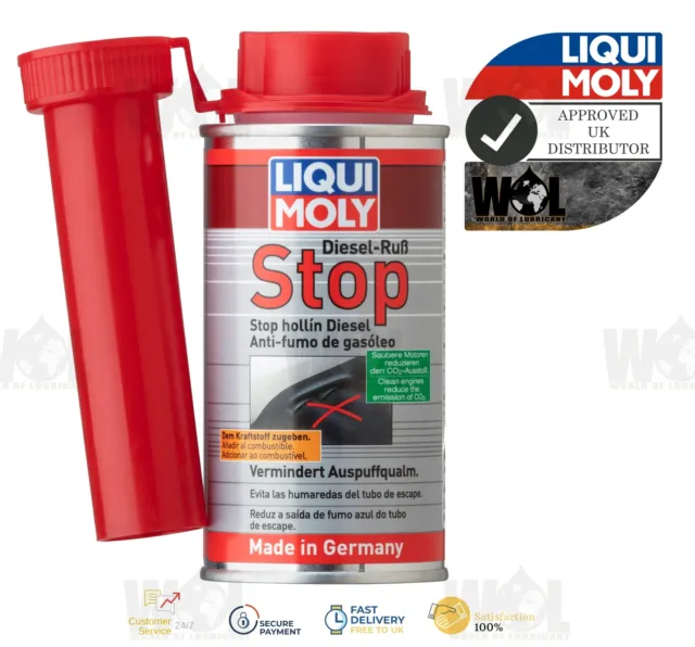 Liqui Moly Diesel Engine Oil Exhaust Smoke Stop System Additive Treatment 150ml