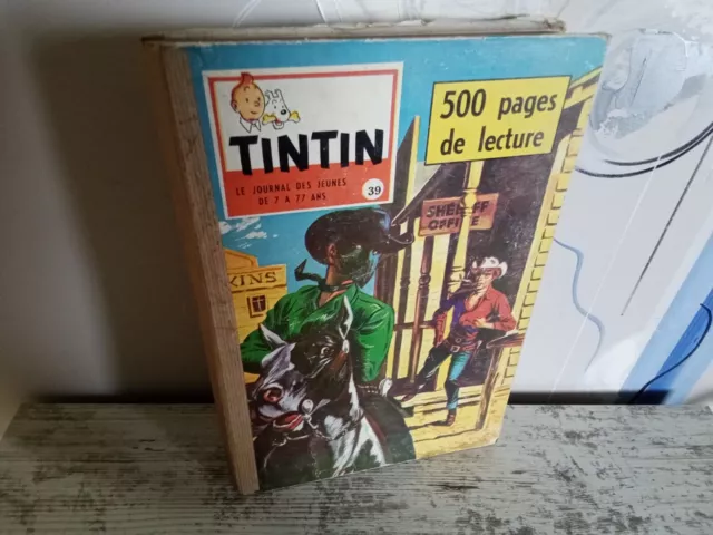 album reliure du le journal de TINTIN n 39  année 1959