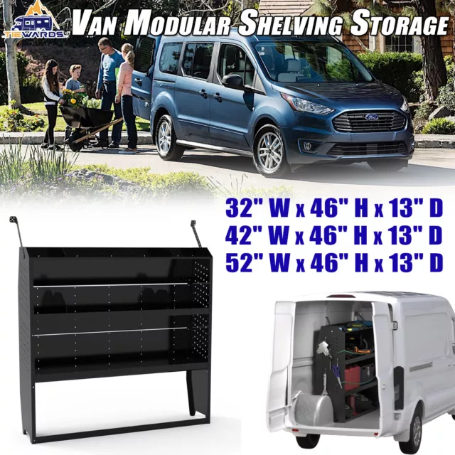 3 TYPE Van Shelving Storage For Ford Transit, GM, NV, Promaster, Sprinter,Metris