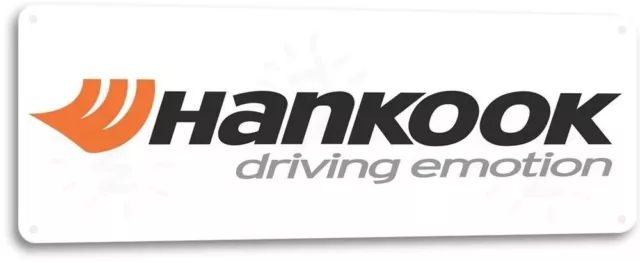 Hankook Tire Logo Gas Station Garage Shop Retro Auto Wall Decor Metal Tin Sign