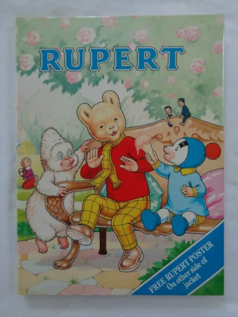 Rupert Annual 1990 - 70th Anniversary + Poster - Excellent Condition..