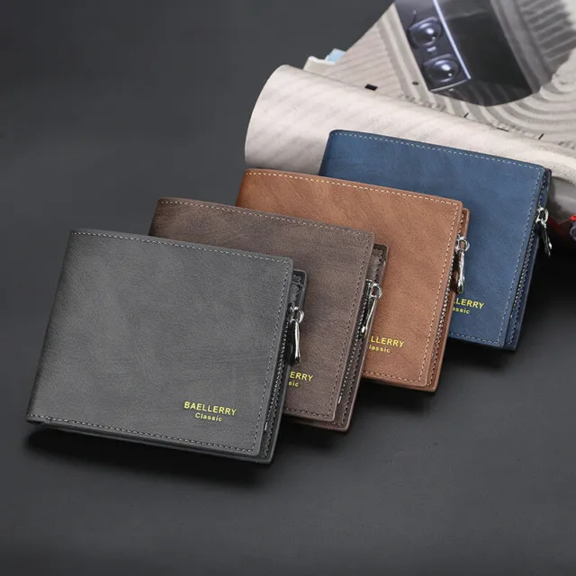 Men Wallets New Short Card Holder Male Purse High Quality Small Coin Wallet