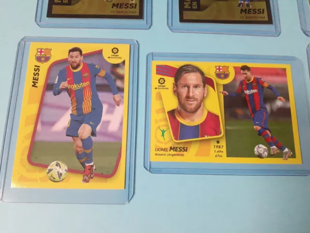 Lote Messi Baja 2021 2022 Este 21 22 Megacracks MGK Panini  Barcelona MVP barsa 3