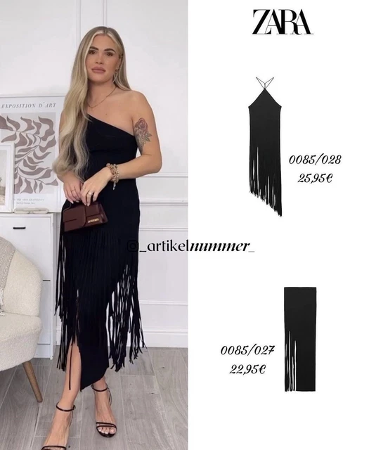 Top Donna Zara Con Strass E Schiena Aperta – Argento – Taglia Unica (M) – Nuovo Con Etichette - Foto 1