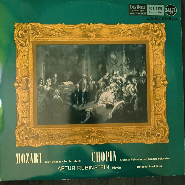 Mozart*, Chopin*, Rubinstein*, Josef Krip LP Mono Club Vinyl / A148