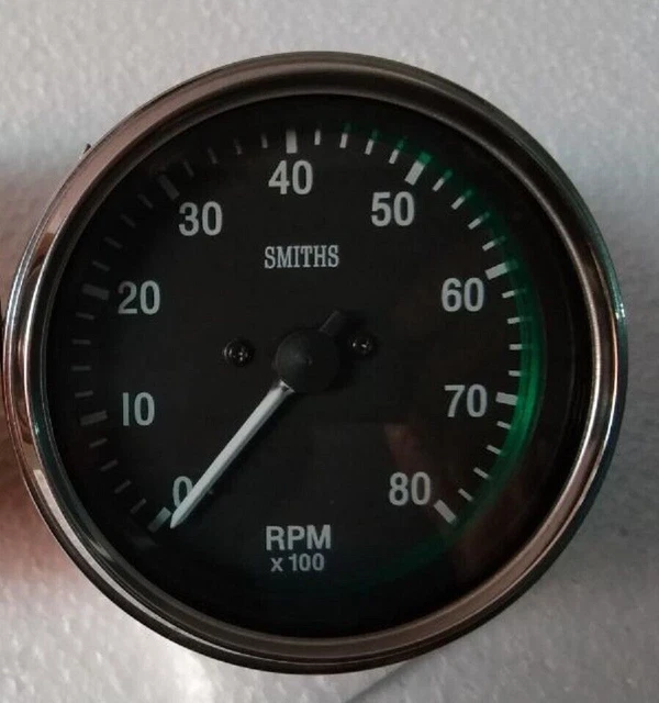Réplica de Smiths de 85 mm Tacómetro en el sentido de las agujas del reloj...
