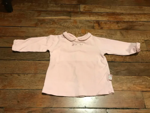 Top, chemise SERGENT MAJOR 6 mois, rose, en coton, val 30€